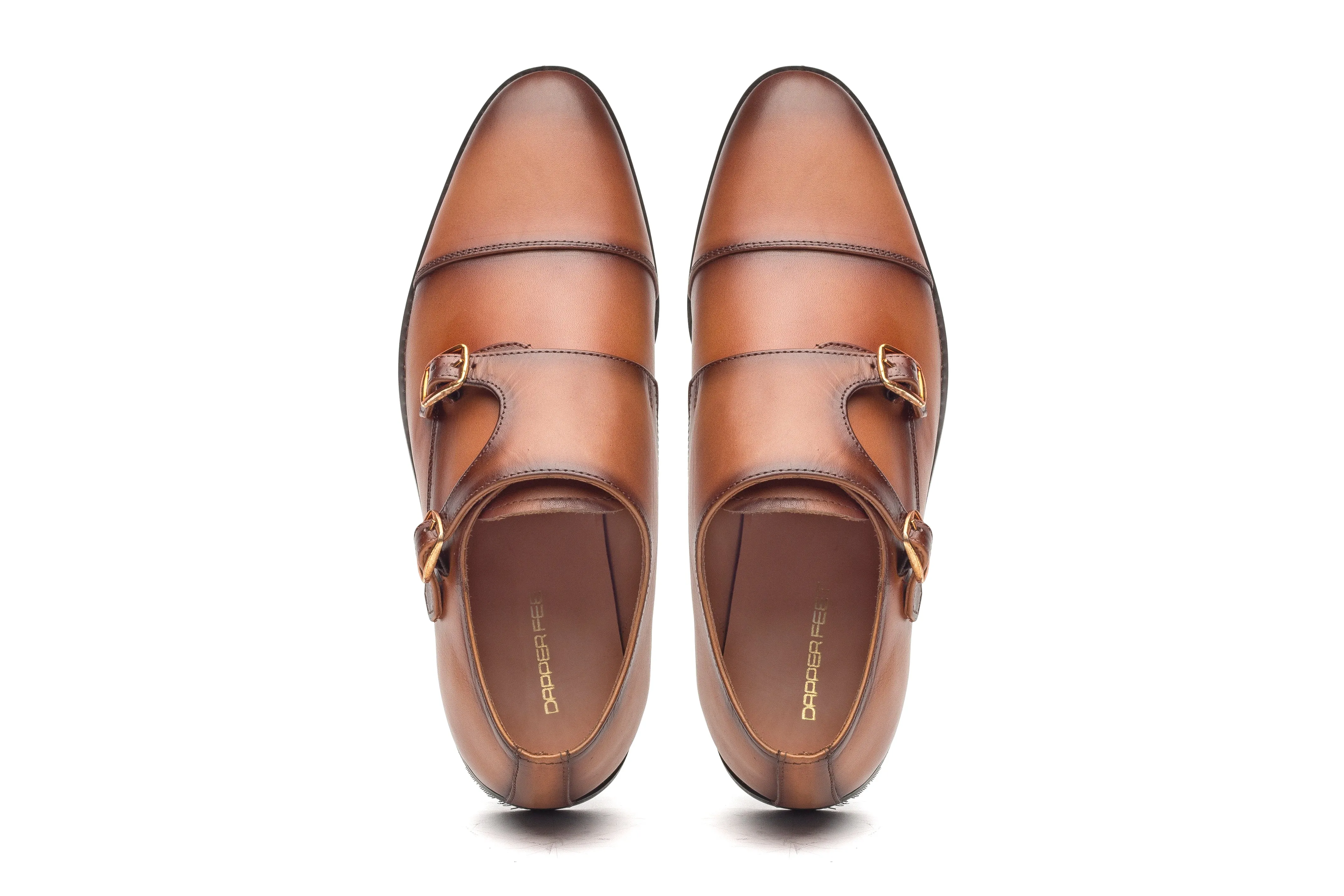 Baldwin Monk Straps - Tan