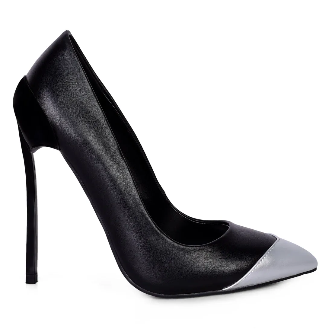 Cidra Silver Dip Stiletto Sandals