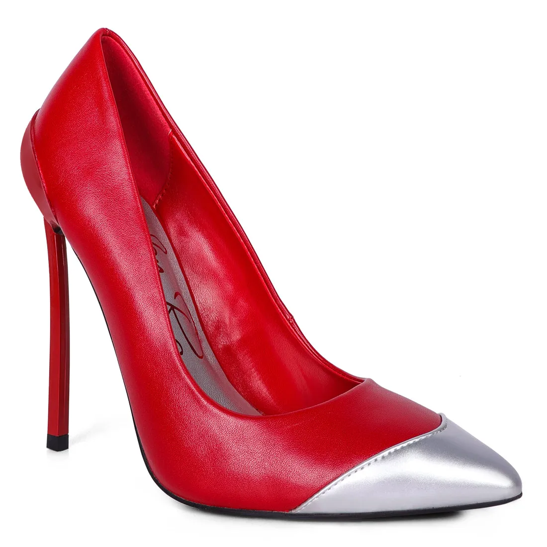 Cidra Silver Dip Stiletto Sandals