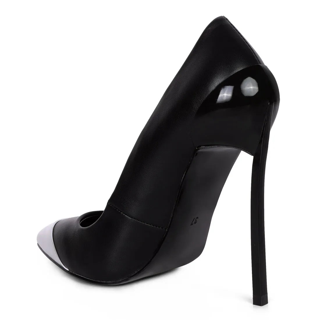 Cidra Silver Dip Stiletto Sandals