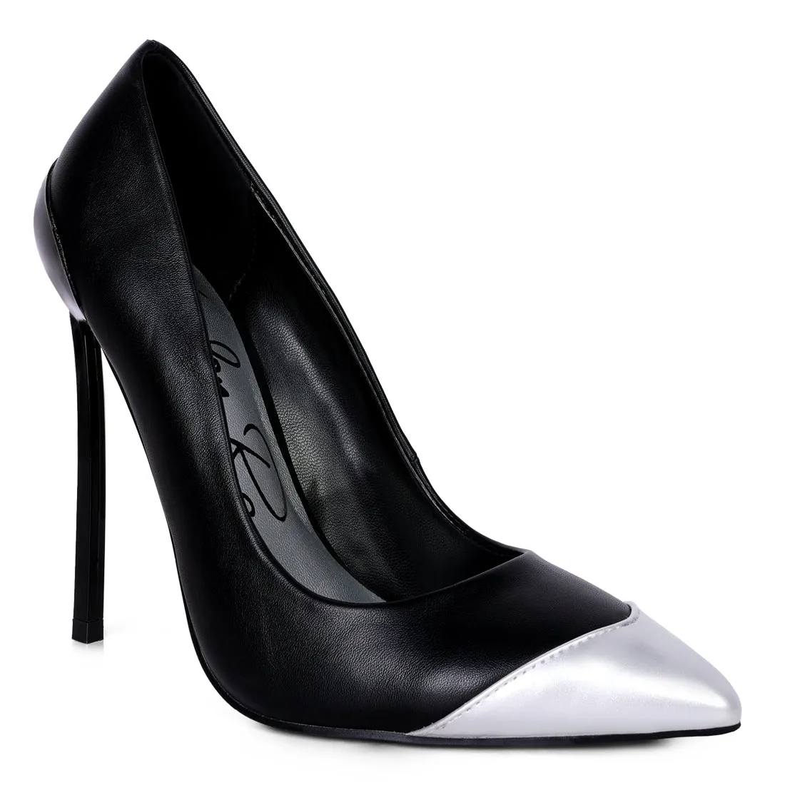 Cidra Silver Dip Stiletto Sandals