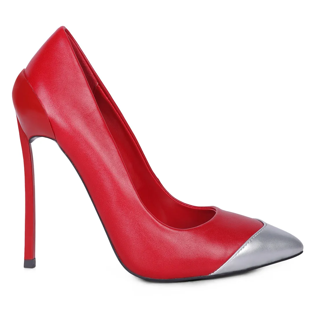 Cidra Silver Dip Stiletto Sandals