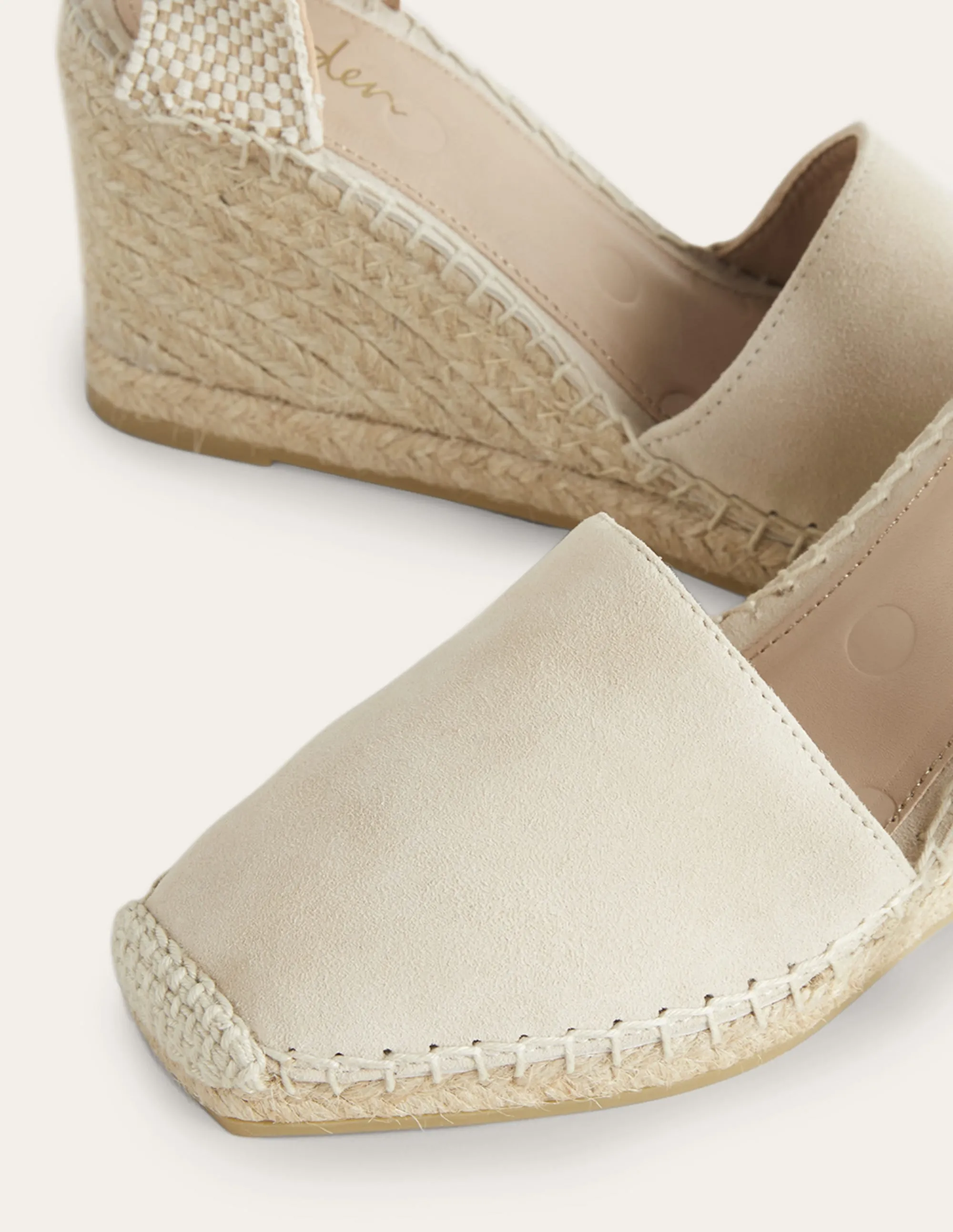 Esme Espadrille Wedges-Oatmeal