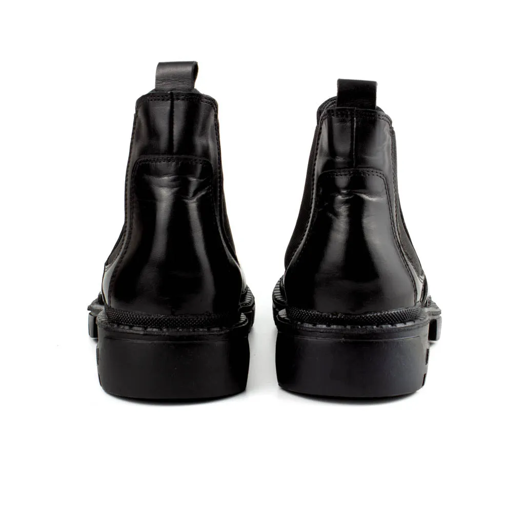 Gherardo Black Men's Genuine Leather Boots