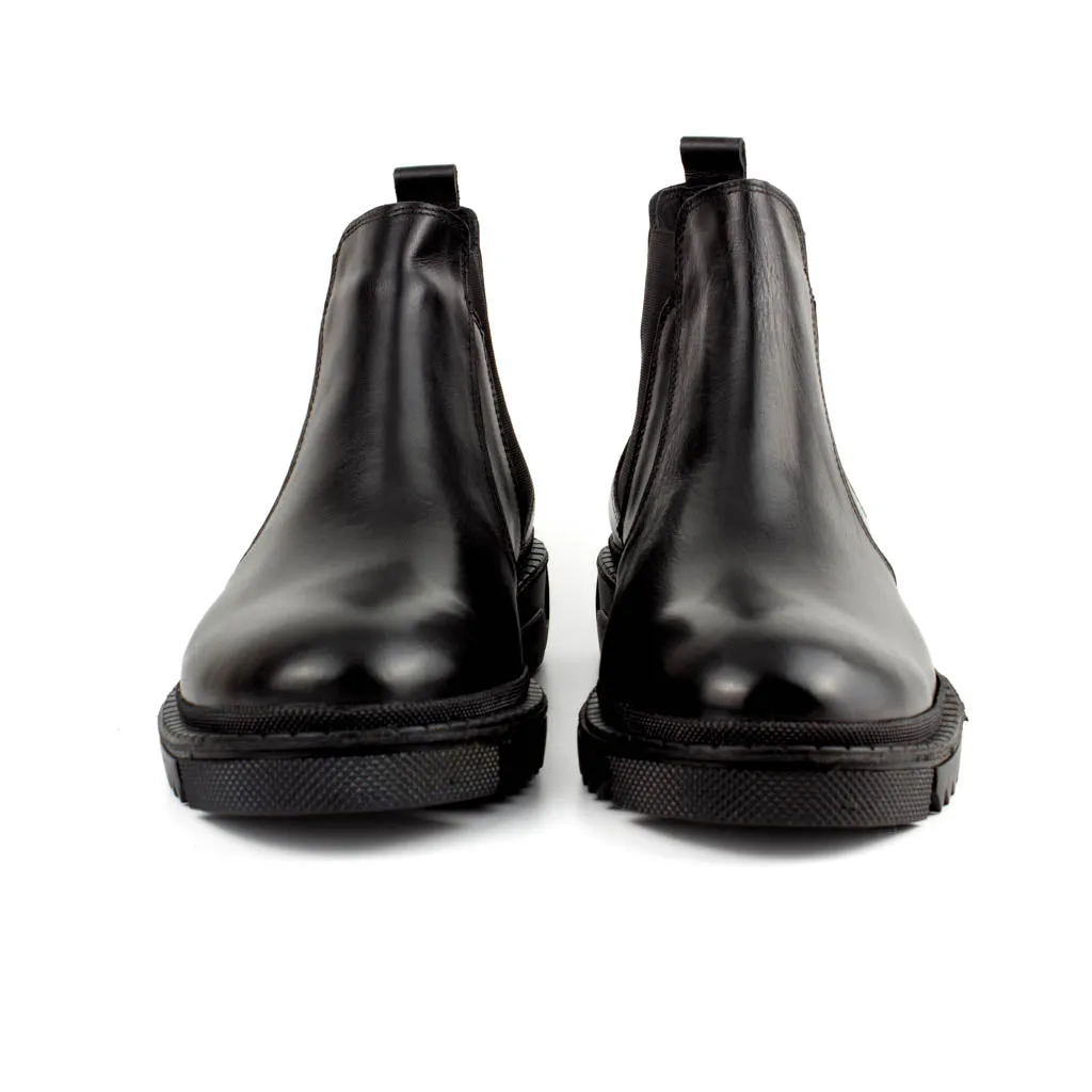 Gherardo Black Men's Genuine Leather Boots