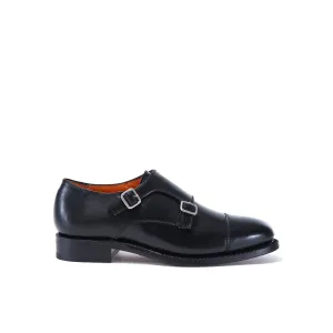 Goodyear straight cap monk strap black
