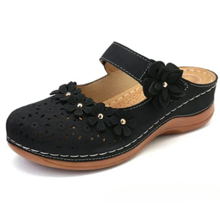 Hnzxzm New Leisure Slipper Women Wedges Heeled Woman Shoes 2024 Summer Sandals Party Platform Wedges Casual Sandals Female