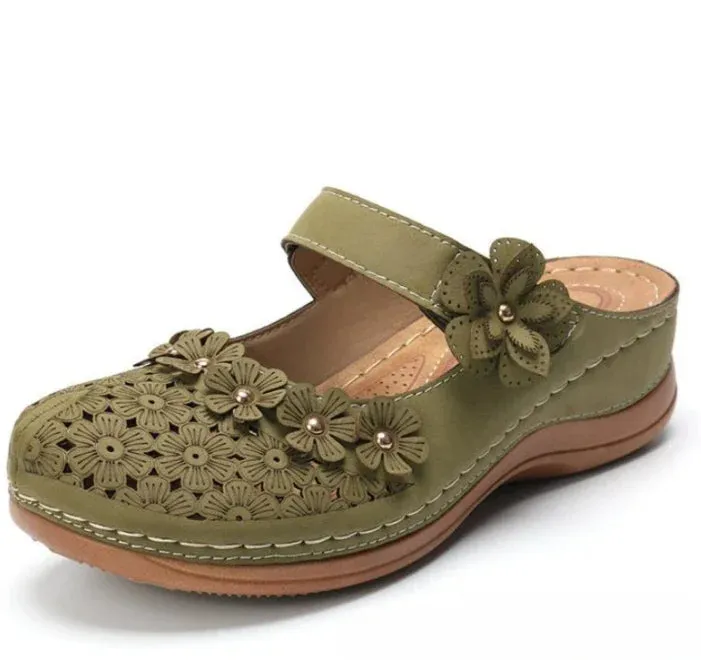 Hnzxzm New Leisure Slipper Women Wedges Heeled Woman Shoes 2024 Summer Sandals Party Platform Wedges Casual Sandals Female