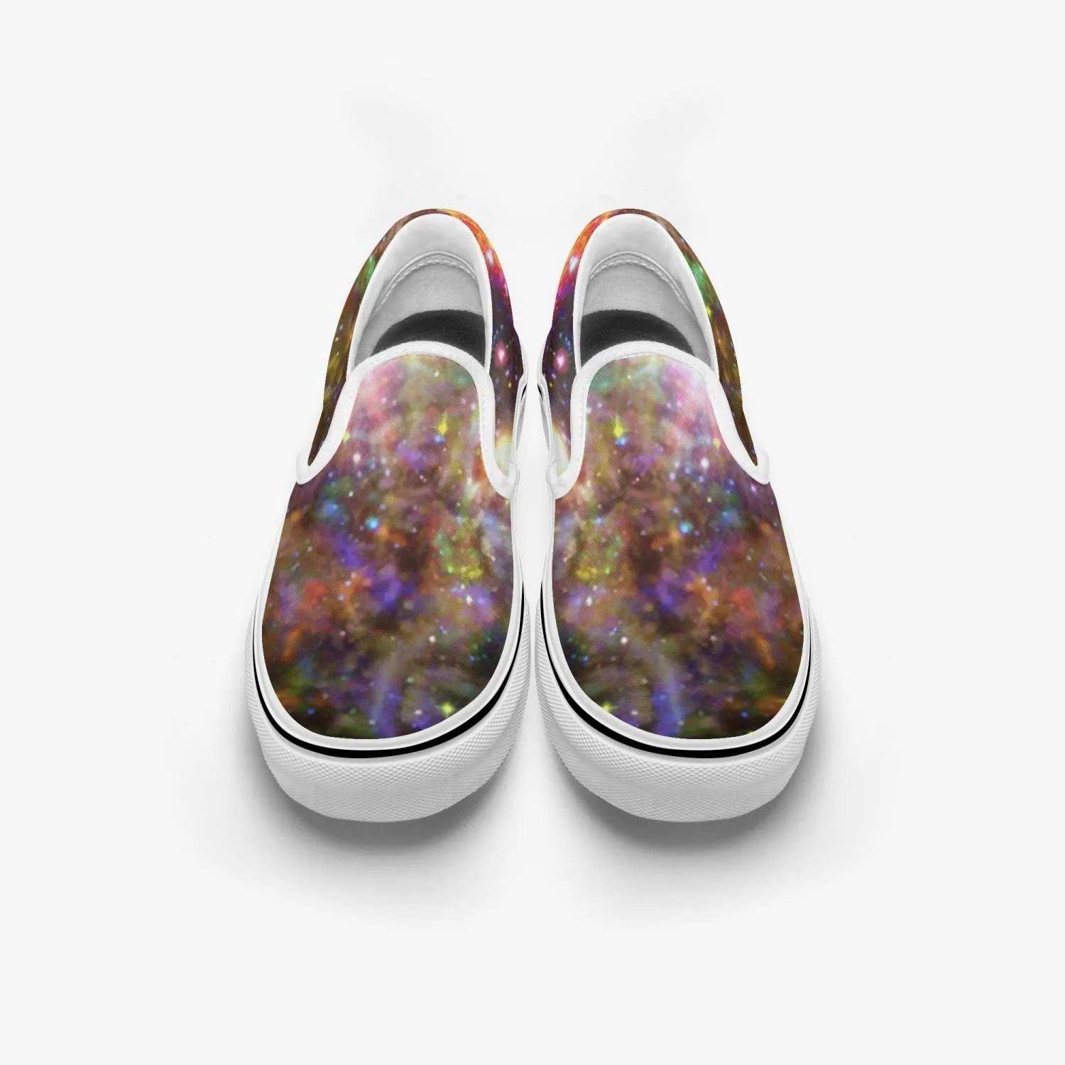 Ilstaag Split-Style Psychedelic Slip-On Shoes