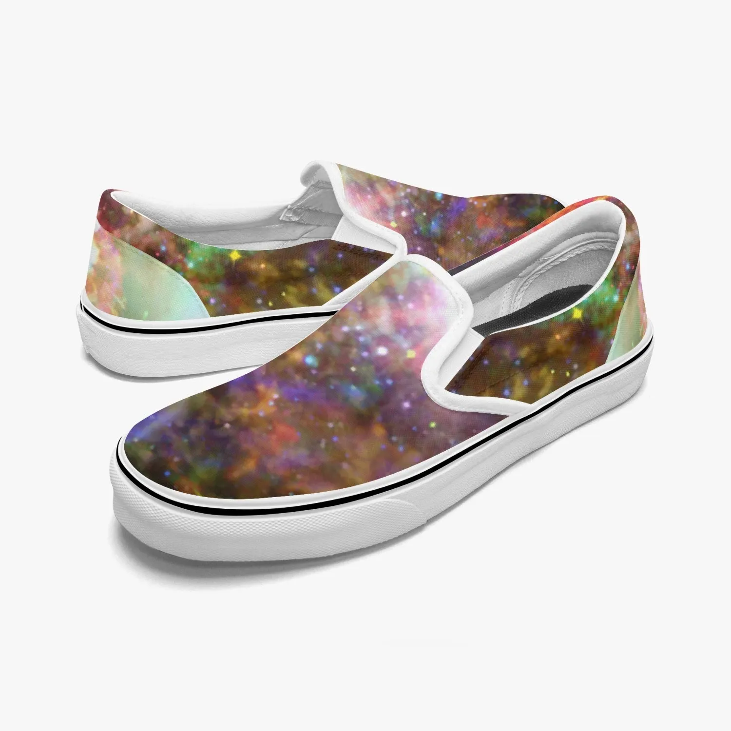Ilstaag Split-Style Psychedelic Slip-On Shoes