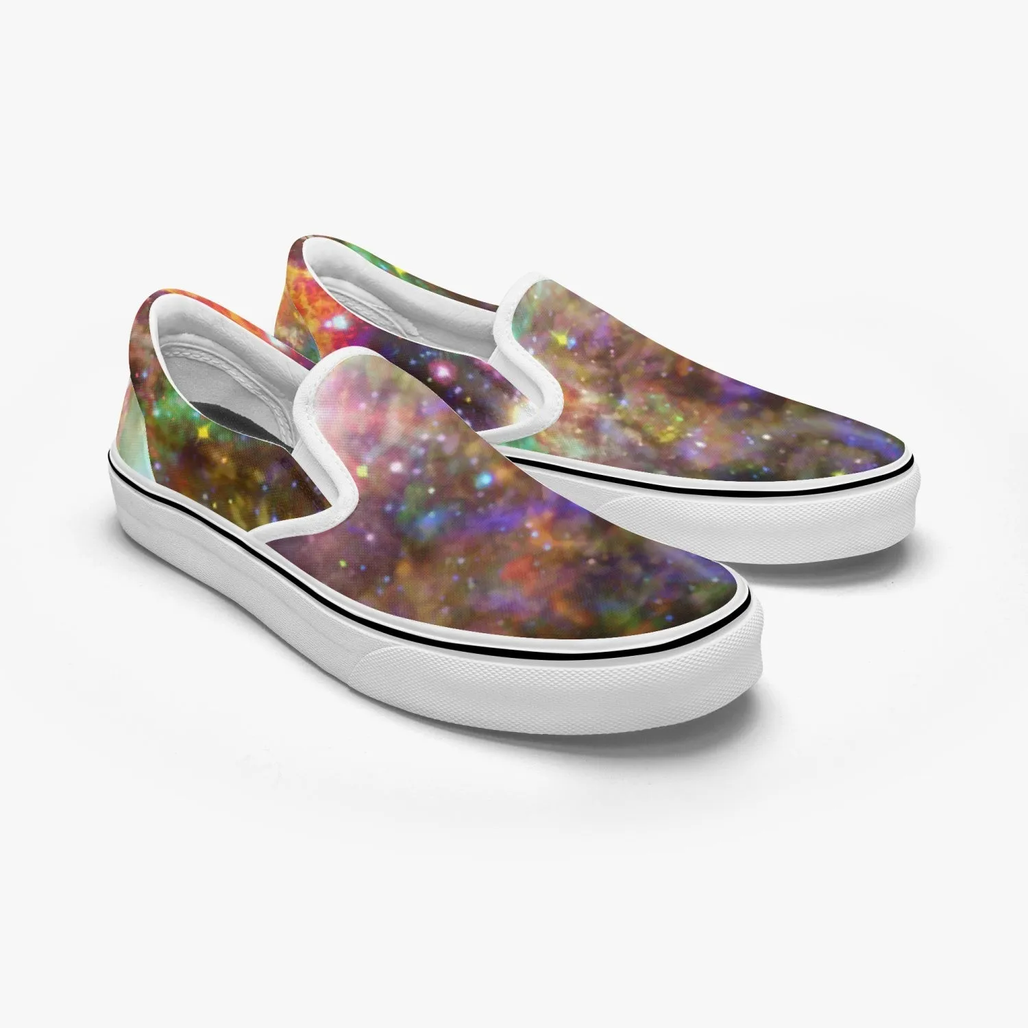 Ilstaag Split-Style Psychedelic Slip-On Shoes
