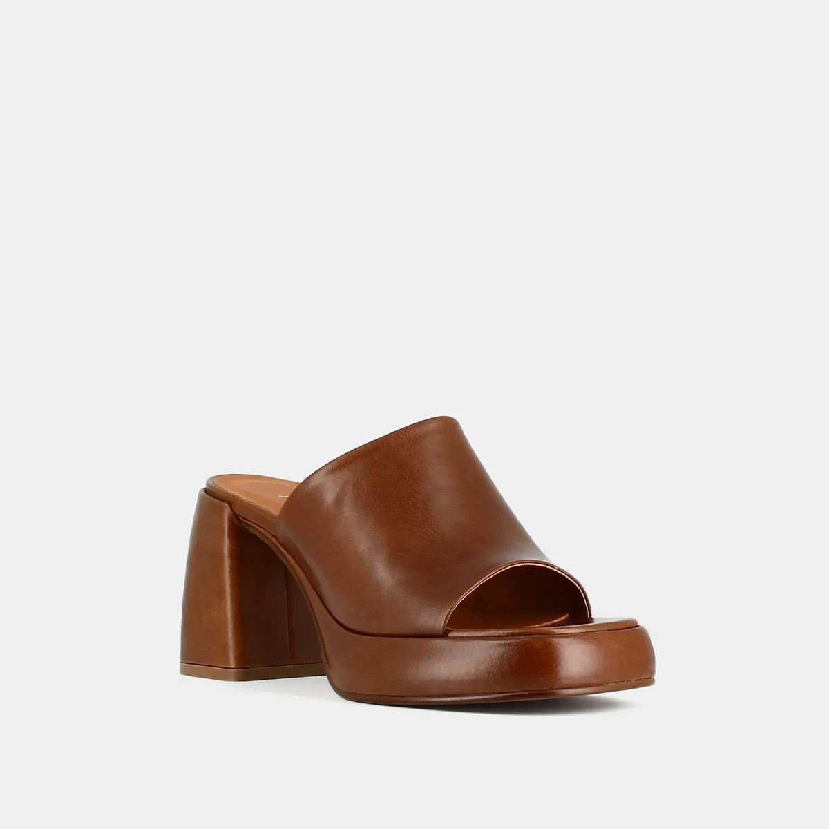 Jonak - Mules Debat Cuir  - Marron