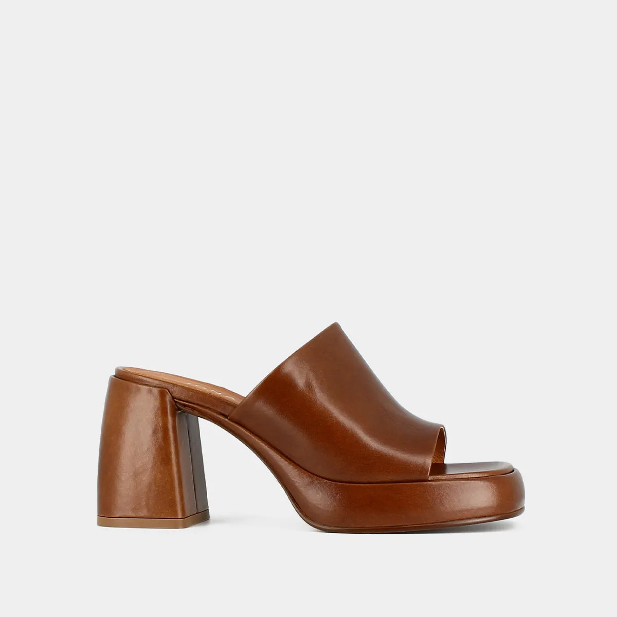 Jonak - Mules Debat Cuir  - Marron