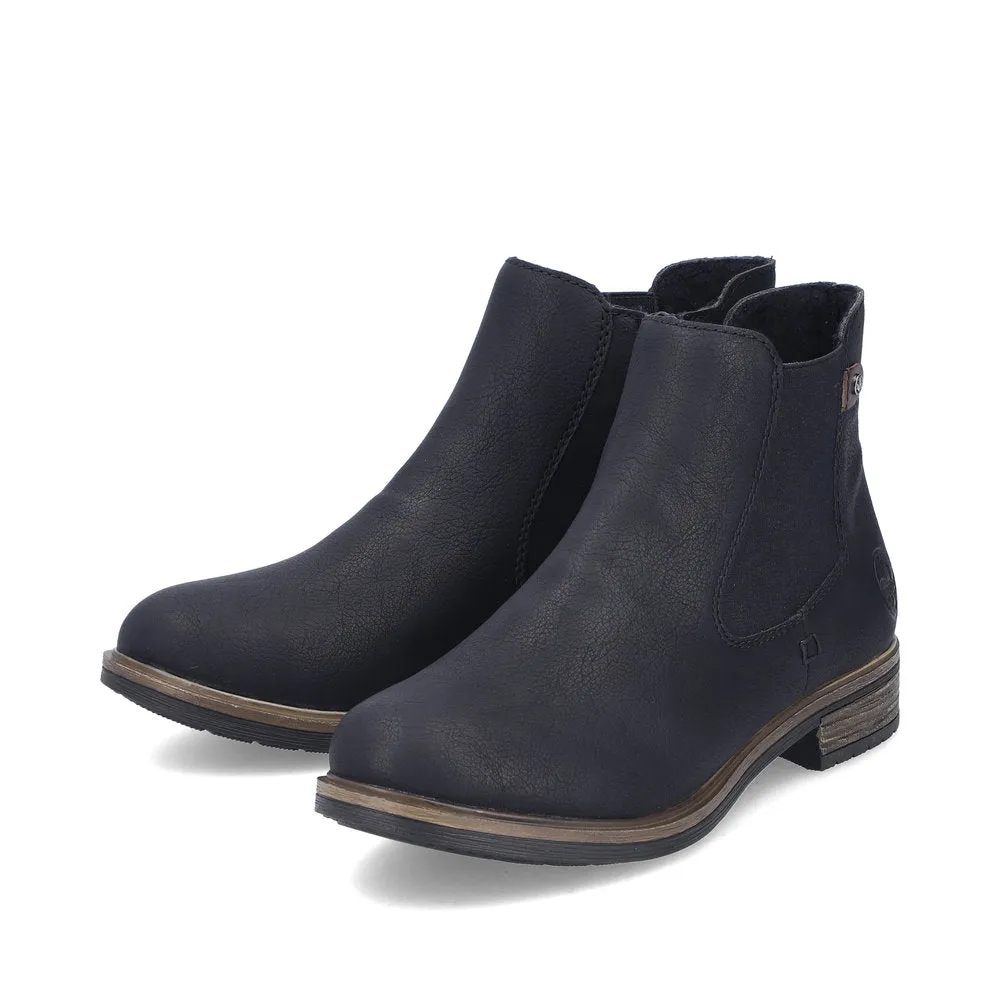 Rieker Ladies Elastic Sided Ankle Boot