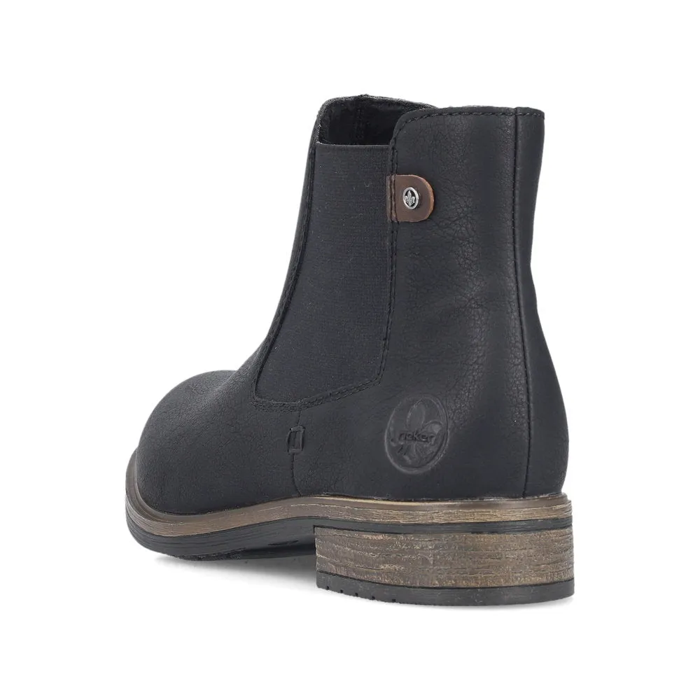 Rieker Ladies Elastic Sided Ankle Boot
