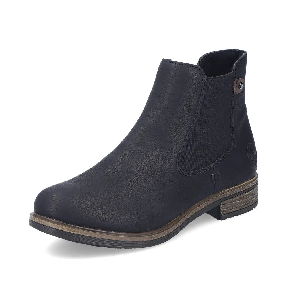 Rieker Ladies Elastic Sided Ankle Boot
