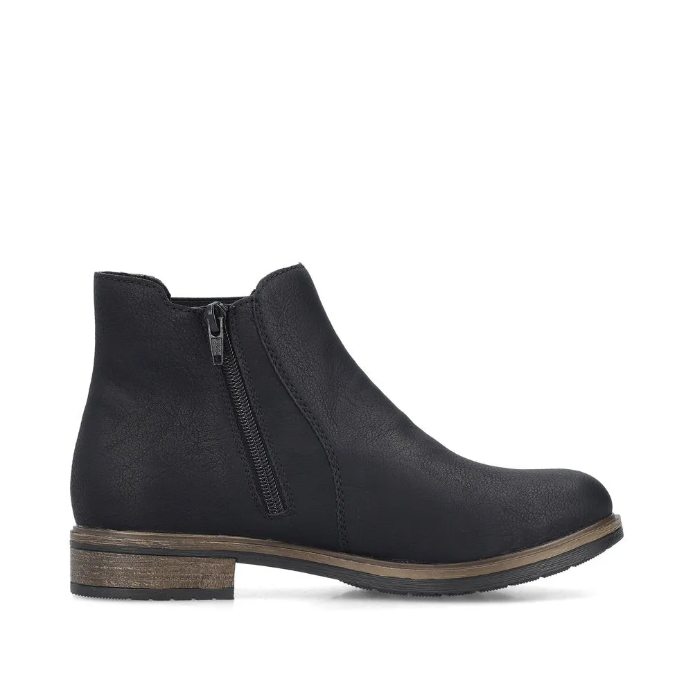 Rieker Ladies Elastic Sided Ankle Boot
