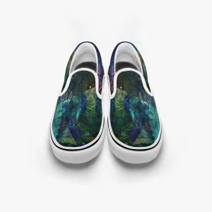 Valendrin Split-Style Psychedelic Slip-On Shoes