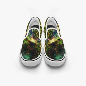 Xerxes Split-Style Psychedelic Slip-On Shoes